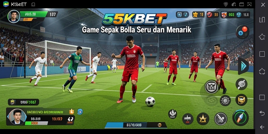 Tampilan gameplay seru dari 55KBET yang memukau.