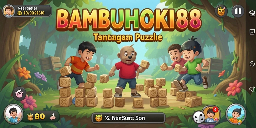 Tampilan gameplay <strong>BAMBUHOKI88</strong> yang menarik dan penuh warna.