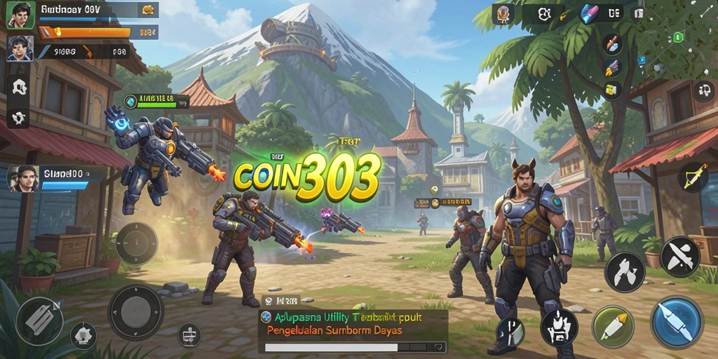 Tampilan antarmuka COIN303 yang sederhana dan informatif.