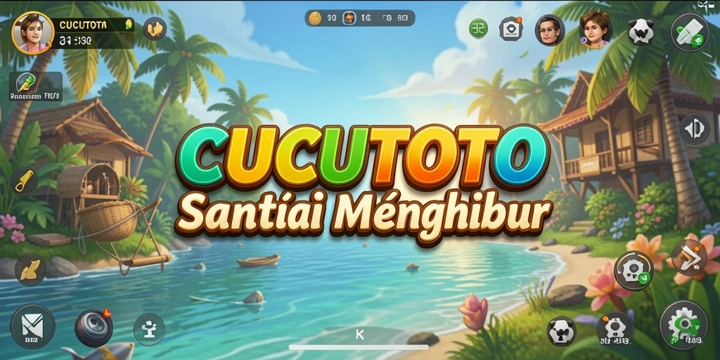Tampilan menarik dari gameplay CUCUTOTO yang seru dan menyenangkan.