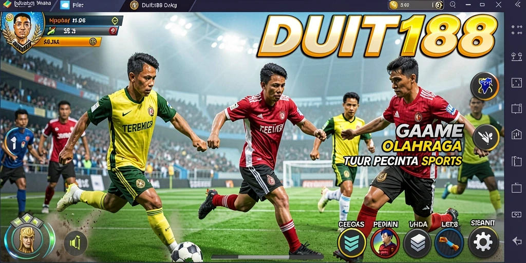 Tampilan seru gameplay olahraga dari DUIT188 yang mendebarkan.