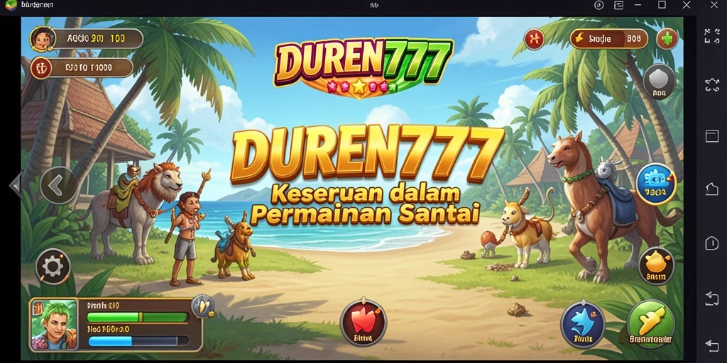 Tampilan gameplay DUREN777 yang menarik dan cerah