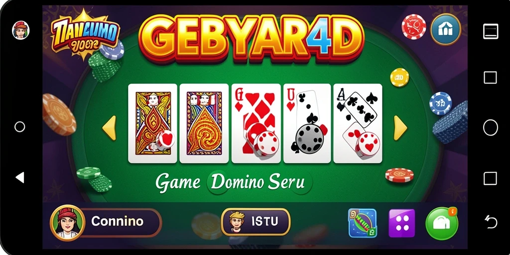 Tampilan gameplay seru di GEBYAR4D yang penuh strategi.