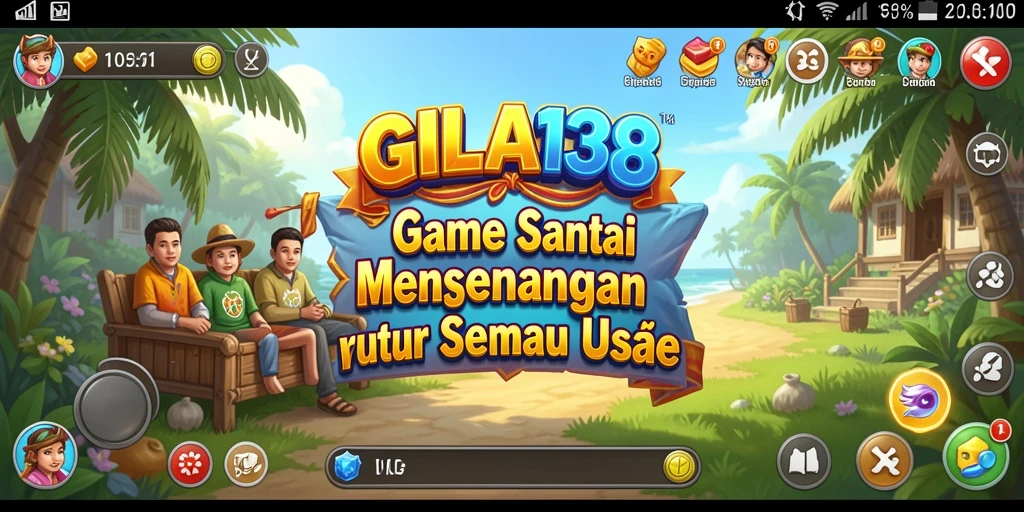 Tampilan gameplay GILA138 yang menarik dan seru.