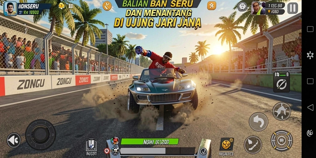 Gameplay mendebarkan dan grafis menawan di IDNSERU.
