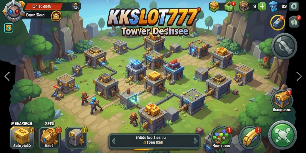 Gameplay KKSLOT777 menampilkan strategi pertahanan yang menarik