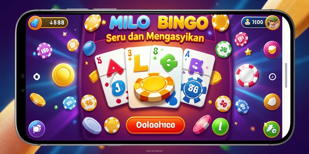 Tampilan gameplay seru dari MILO88 dengan kartu Bingo.