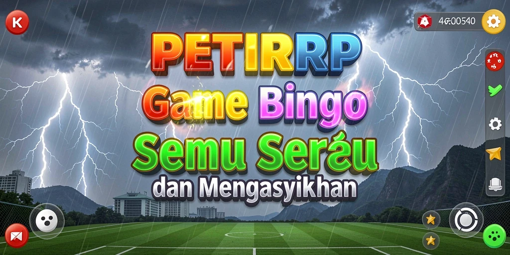 Gameplay seru di PETIRRP dengan kartu Bingo yang menarik.