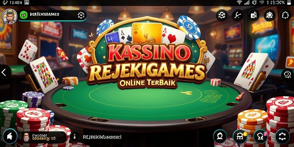 Screenshot gameplay REJEKIGAMES dengan tampilan grafis menarik.