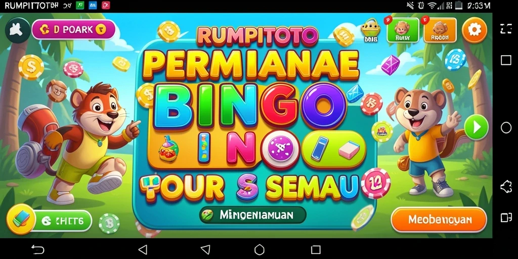 Tampilan menarik saat bermain bingo di RUMPITOTO.