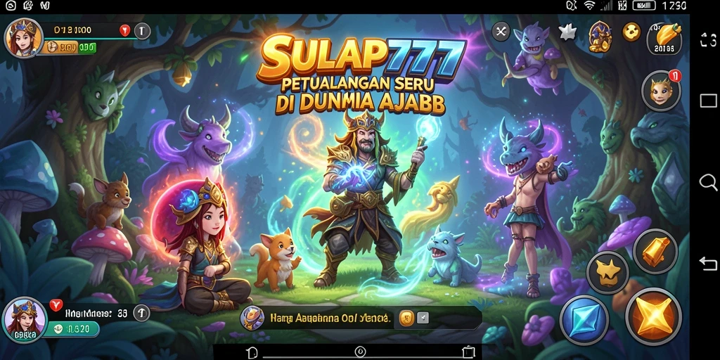 Tangkapan layar SULAP777 menampilkan aksi seru di dunia petualangan.