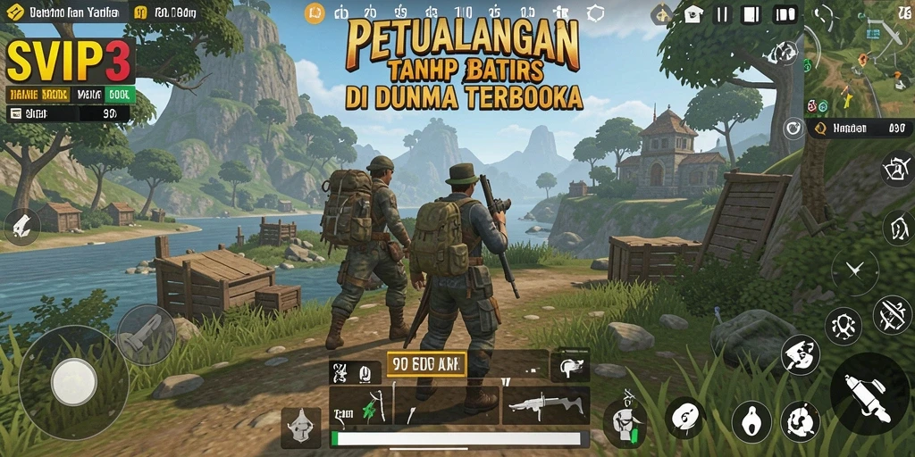 Gameplay menakjubkan dalam dunia terbuka yang luas.