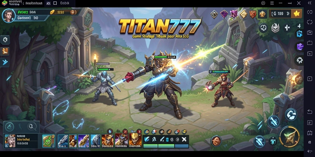 Gameplay seru dan strategis di TITAN777.