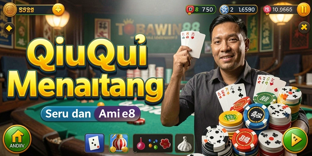 Screenshot TOBAWIN88 menampilkan gameplay QiuQiu yang menarik.