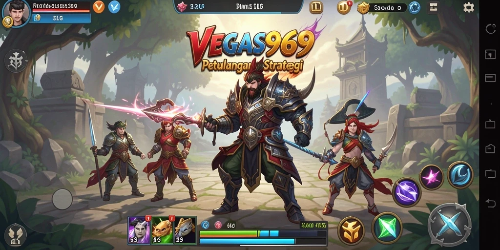 Screenshot utama VEGAS969 menunjukkan aksi strategis yang menarik.